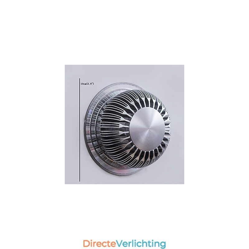 Moderne lichte aluminium wandlamp met plafondbevestiging, decoratieve wandlampen