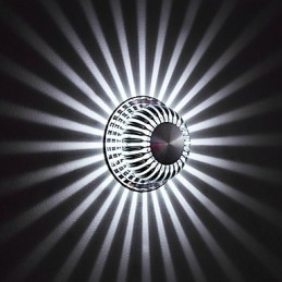 Moderne lichte aluminium wandlamp met plafondbevestiging, decoratieve wandlampen