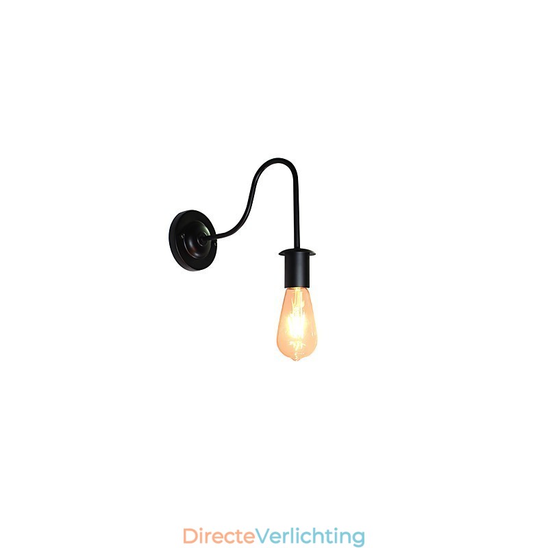 Wandlampen Wandlamp Ijzeren Wandlamp Dumb Black Lightsaber Lamp Aan De Muur