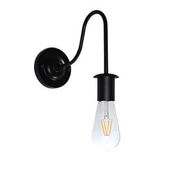 Wandlampen Wandlamp Ijzeren Wandlamp Dumb Black Lightsaber Lamp Aan De Muur