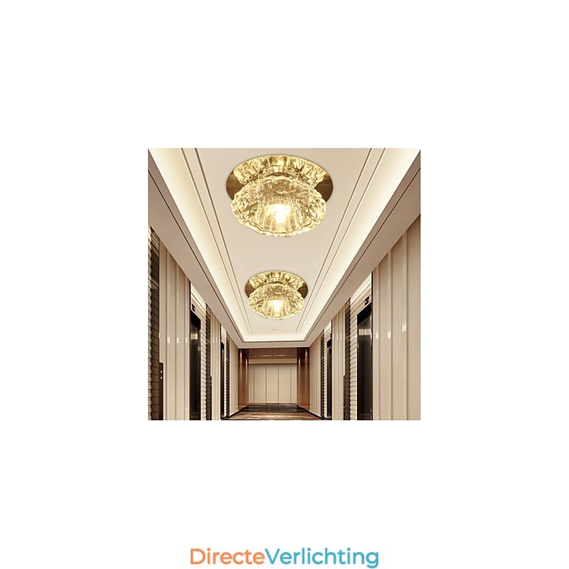 3W energiebesparende moderne plafondlamp Kristallen plafondlamp Downlight lamp