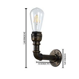 Rustieke Lodge Traditionele Klassieke Antieke Messing Kenmerk voor Sfeerverlichting Wandlampen Wandlamp