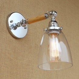 Moderne, eigentijdse, landelijke, retro, gegalvaniseerde functie voor swingarm-sfeerverlichting