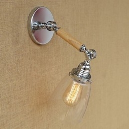Moderne, eigentijdse, landelijke, retro, gegalvaniseerde functie voor swingarm-sfeerverlichting