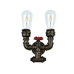 Rustieke Lodge Traditionele Klassieke Antieke Messing Kenmerk voor Sfeerverlichting Wandlampen Wandlamp