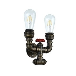 Rustieke Lodge Traditionele Klassieke Antieke Messing Kenmerk voor Sfeerverlichting Wandlampen Wandlamp