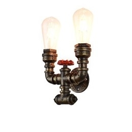 Rustieke Lodge Traditionele Klassieke Antieke Messing Kenmerk voor Sfeerverlichting Wandlampen Wandlamp