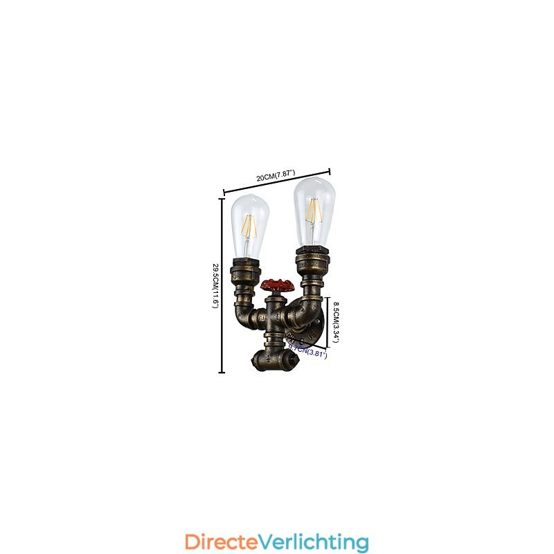 Rustieke Lodge Traditionele Klassieke Antieke Messing Kenmerk voor Sfeerverlichting Wandlampen Wandlamp