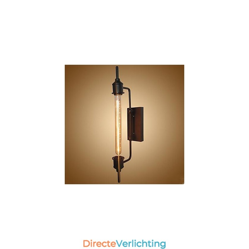 Vintage industriële windijzer kledingwinkel bar koffieshop Edison fluit wandlamp