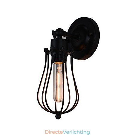 Geschilderde stalen wandlamp Dumb Black American Coffee Decoratie Retro wandlamp Lichtzwaardlamp op de muur Geschilderde stalen wandlamp Dumb Black American Coffee Decoratie Retro wandlamp Lichtzwaardlamp op de muur