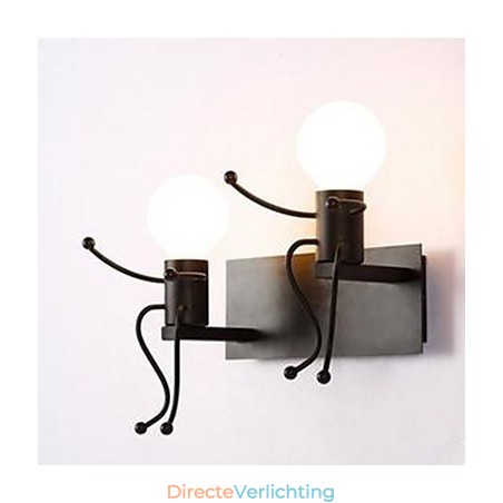 Amerikaanse Landelijke IJzeren Wandlamp Creatieve Slaapkamer Nachtkastje Wandlamp Warme Gangpad Schurk Wandlamp Amerikaanse Landelijke IJzeren Wandlamp Creatieve Slaapkamer Nachtkastje Wandlamp Warme Gangpad Schurk Wandlamp