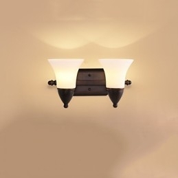 Rustieke Lodge Zwarte Oxide Afwerking Kenmerk voor Oogbescherming Sfeerverlichting Wandlampen Wandlamp