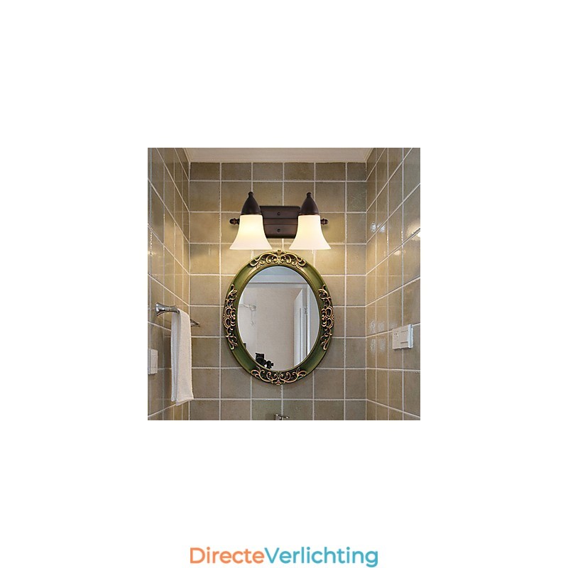 Rustieke Lodge Zwarte Oxide Afwerking Kenmerk voor Oogbescherming Sfeerverlichting Wandlampen Wandlamp