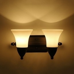 Rustieke Lodge Zwarte Oxide Afwerking Kenmerk voor Oogbescherming Sfeerverlichting Wandlampen Wandlamp