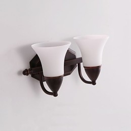 Rustieke Lodge Zwarte Oxide Afwerking Kenmerk voor Oogbescherming Sfeerverlichting Wandlampen Wandlamp