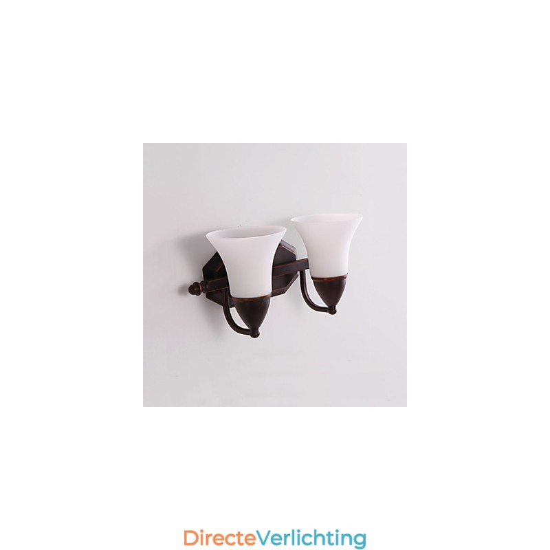 Rustieke Lodge Zwarte Oxide Afwerking Kenmerk voor Oogbescherming Sfeerverlichting Wandlampen Wandlamp