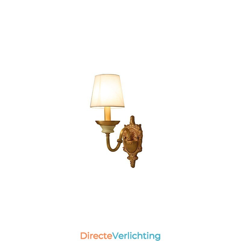 Eenvoudige landelijke traditionele klassieke messingfunctie voor mini-stijl uplight wandlampen wandlamp
