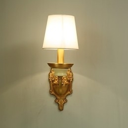 Eenvoudige landelijke traditionele klassieke messingfunctie voor mini-stijl uplight wandlampen wandlamp