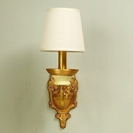 Eenvoudige landelijke traditionele klassieke messingfunctie voor mini-stijl uplight wandlampen wandlamp