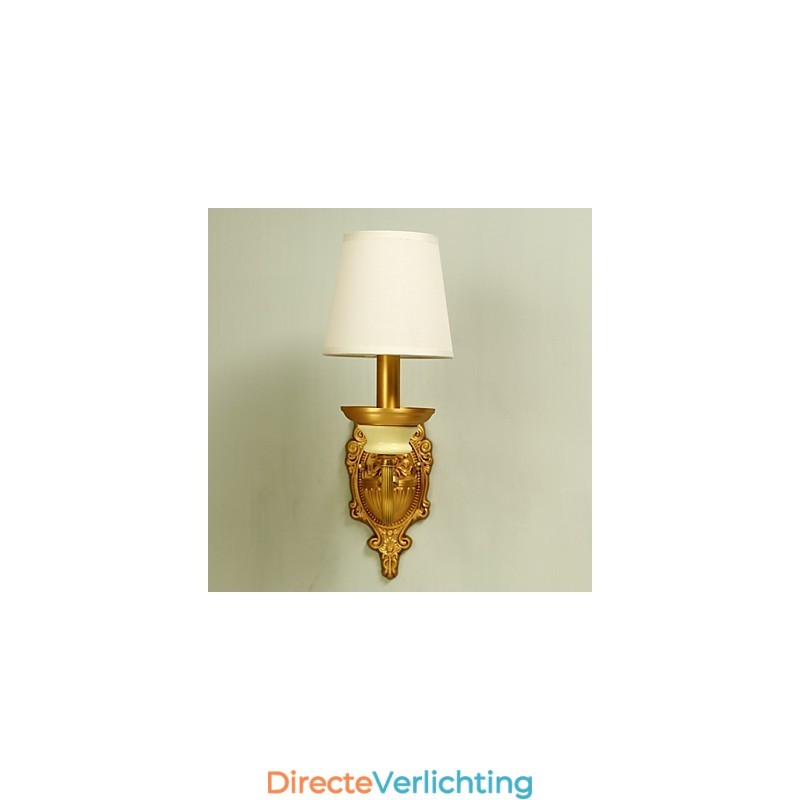 Eenvoudige landelijke traditionele klassieke messingfunctie voor mini-stijl uplight wandlampen wandlamp