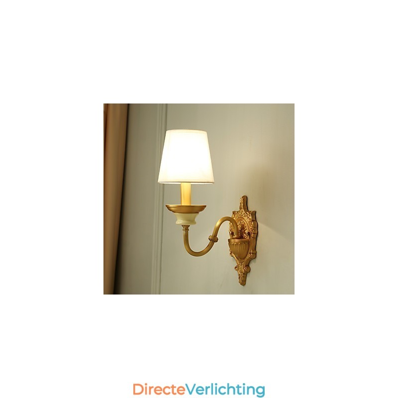 Eenvoudige landelijke traditionele klassieke messingfunctie voor mini-stijl uplight wandlampen wandlamp
