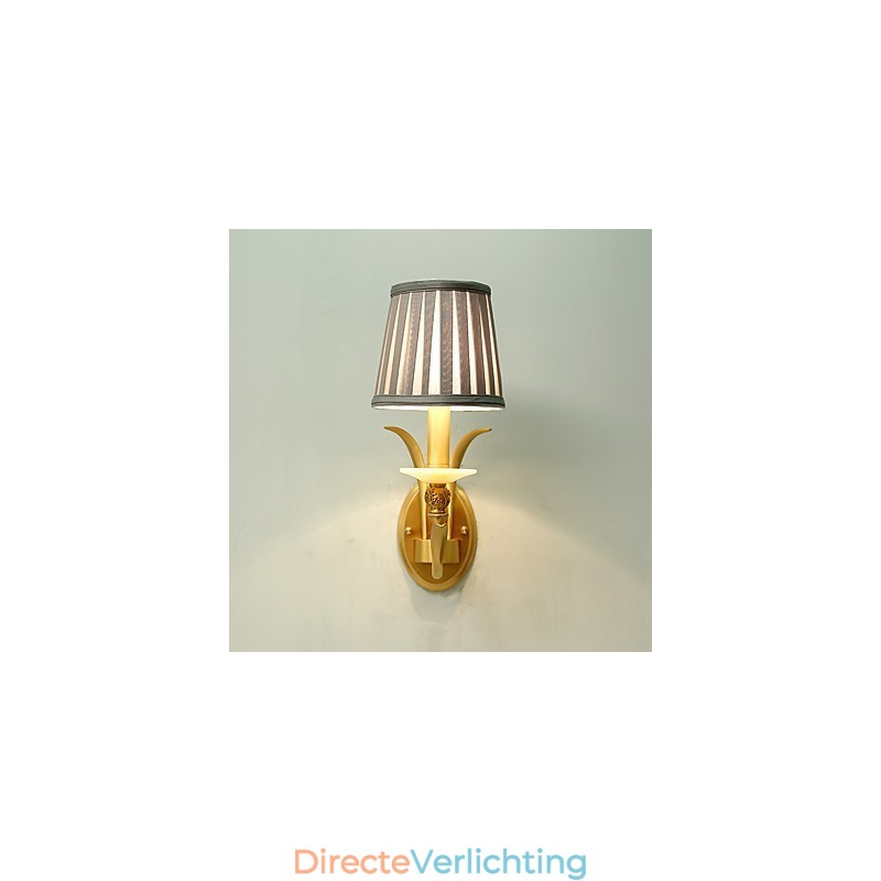 Eenvoudige landelijke traditionele klassieke messingfunctie voor mini-stijl uplight wandlampen wandlamp
