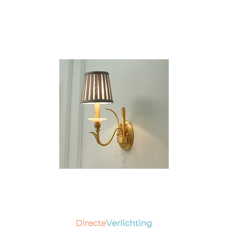 Eenvoudige landelijke traditionele klassieke messingfunctie voor mini-stijl uplight wandlampen wandlamp