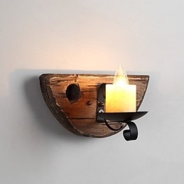 Rustieke Lodge Schilderij Kenmerk voor Mini Stijl Uplight Wandlampen Wandlamp