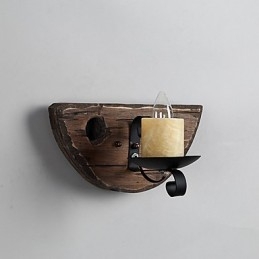 Rustieke Lodge Schilderij Kenmerk voor Mini Stijl Uplight Wandlampen Wandlamp
