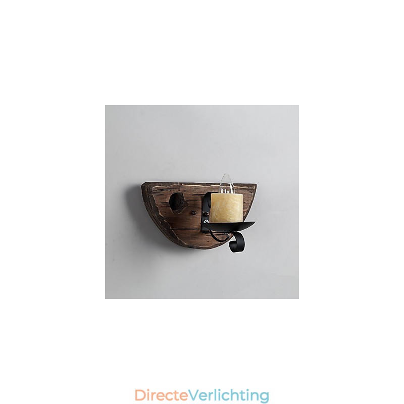 Rustieke Lodge Schilderij Kenmerk voor Mini Stijl Uplight Wandlampen Wandlamp