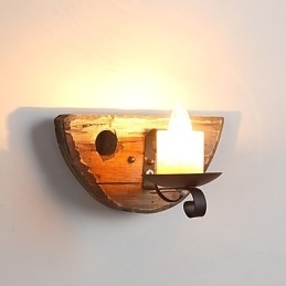 Rustieke Lodge Schilderij Kenmerk voor Mini Stijl Uplight Wandlampen Wandlamp