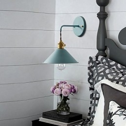 Mini formaat Eenvoudige Industriële Hoofdlamp Bollen Wandlamp Vintage Retro Dorp Metalen Wandlamp Lampenarmatuur Gangpad Wandlamp