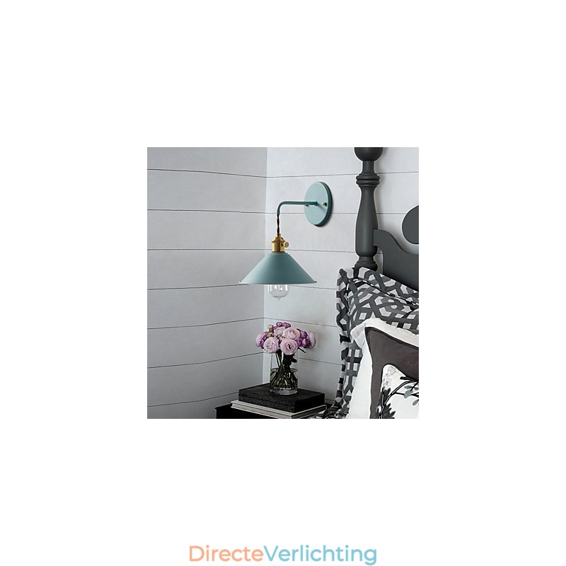 Mini formaat Eenvoudige Industriële Hoofdlamp Bollen Wandlamp Vintage Retro Dorp Metalen Wandlamp Lampenarmatuur Gangpad Wandlamp