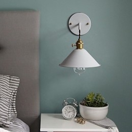 Mini formaat Eenvoudige Industriële Hoofdlamp Bollen Wandlamp Vintage Retro Dorp Metalen Wandlamp Lampenarmatuur Gangpad Wandlamp