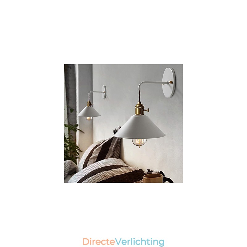 Mini formaat Eenvoudige Industriële Hoofdlamp Bollen Wandlamp Vintage Retro Dorp Metalen Wandlamp Lampenarmatuur Gangpad Wandlamp