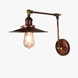 Wandlamp Wandlampen Wandlamp van ijzer Retro Vintage Modern Luxe Bar West Restaurant Koffiehuis