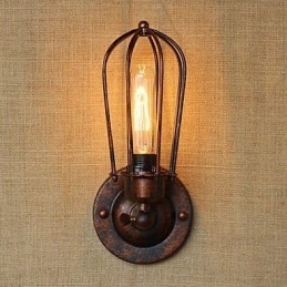 Eenvoudige vintage landelijke retro-galvanisatiefunctie voor mini-stijl sfeerverlichting wandlampen