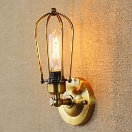 Eenvoudige vintage landelijke retro-galvanisatiefunctie voor mini-stijl sfeerverlichting wandlampen