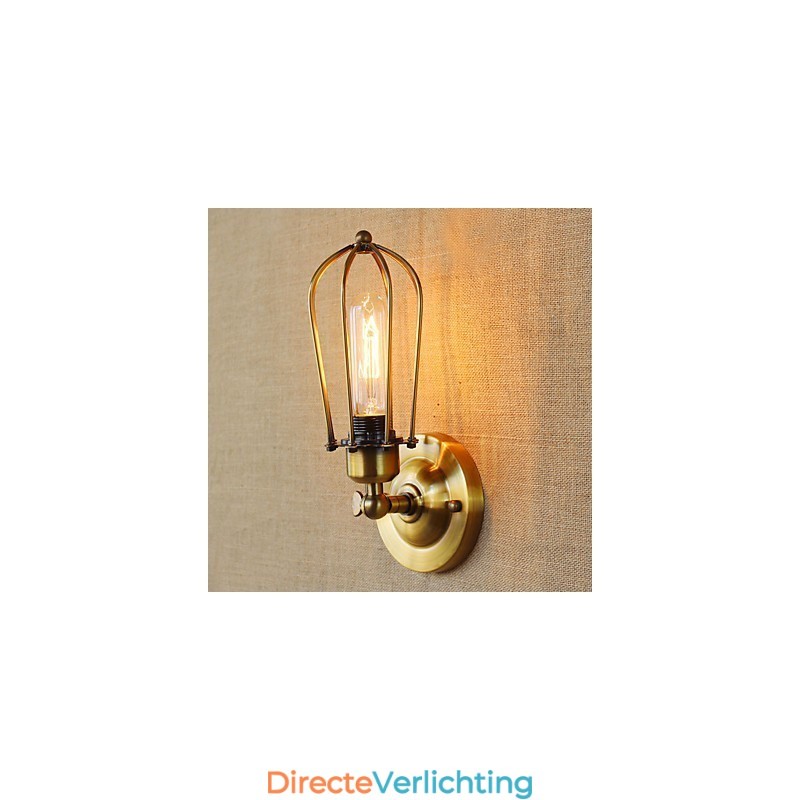 Eenvoudige vintage landelijke retro-galvanisatiefunctie voor mini-stijl sfeerverlichting wandlampen