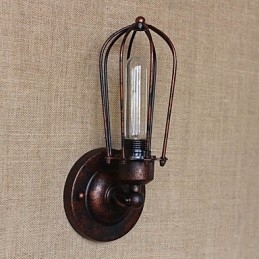 Eenvoudige vintage landelijke retro-galvanisatiefunctie voor mini-stijl sfeerverlichting wandlampen