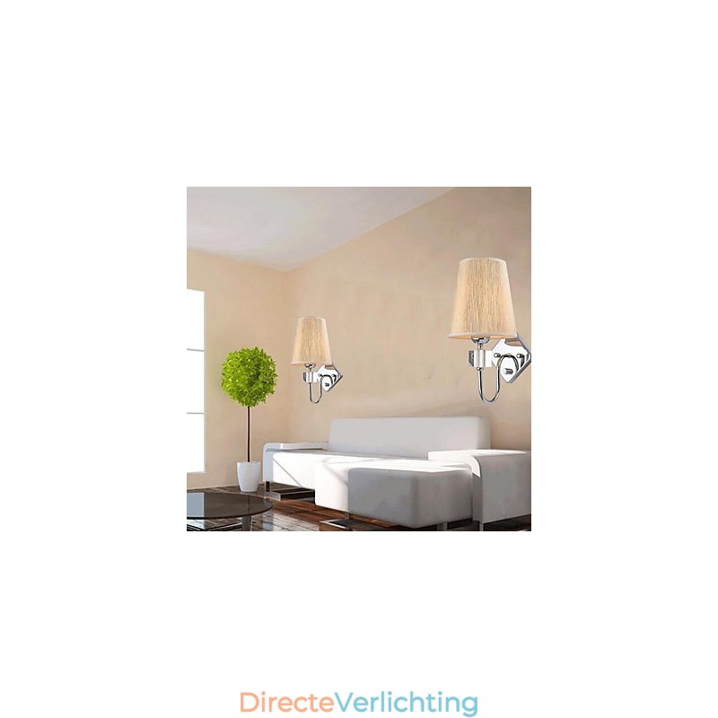 Moderne eigentijdse gegalvaniseerde kenmerkende uplight wandlampen wandlamp
