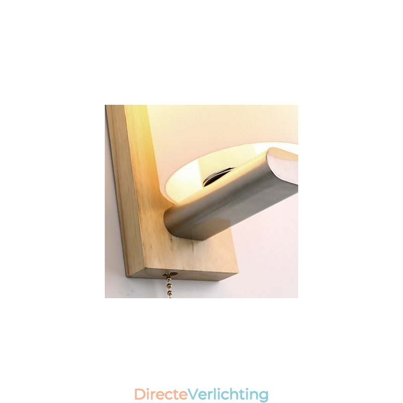 Nieuwigheid Landelijke functie voor Mini Stijl Oogbescherming Sfeerverlichting Wandlampen Wandlamp Log Hout Slaapkamer Nachtkastje Lamp