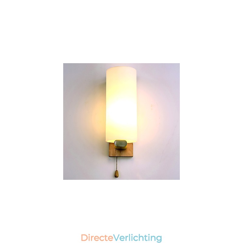 Nieuwigheid Landelijke functie voor Mini Stijl Oogbescherming Sfeerverlichting Wandlampen Wandlamp Log Hout Slaapkamer Nachtkastje Lamp