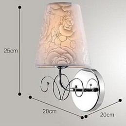 Moderne eigentijdse gegalvaniseerde kenmerkende uplight wandlampen wandlamp