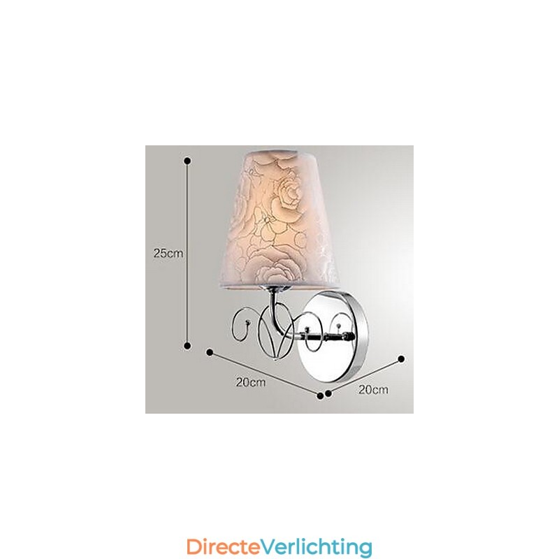 Moderne eigentijdse gegalvaniseerde kenmerkende uplight wandlampen wandlamp