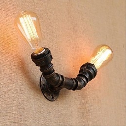 Nostalgia Eenvoudige Waterpijp Decoratieve Kleine Wandlamp Wandlamp