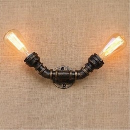 Nostalgia Eenvoudige Waterpijp Decoratieve Kleine Wandlamp Wandlamp