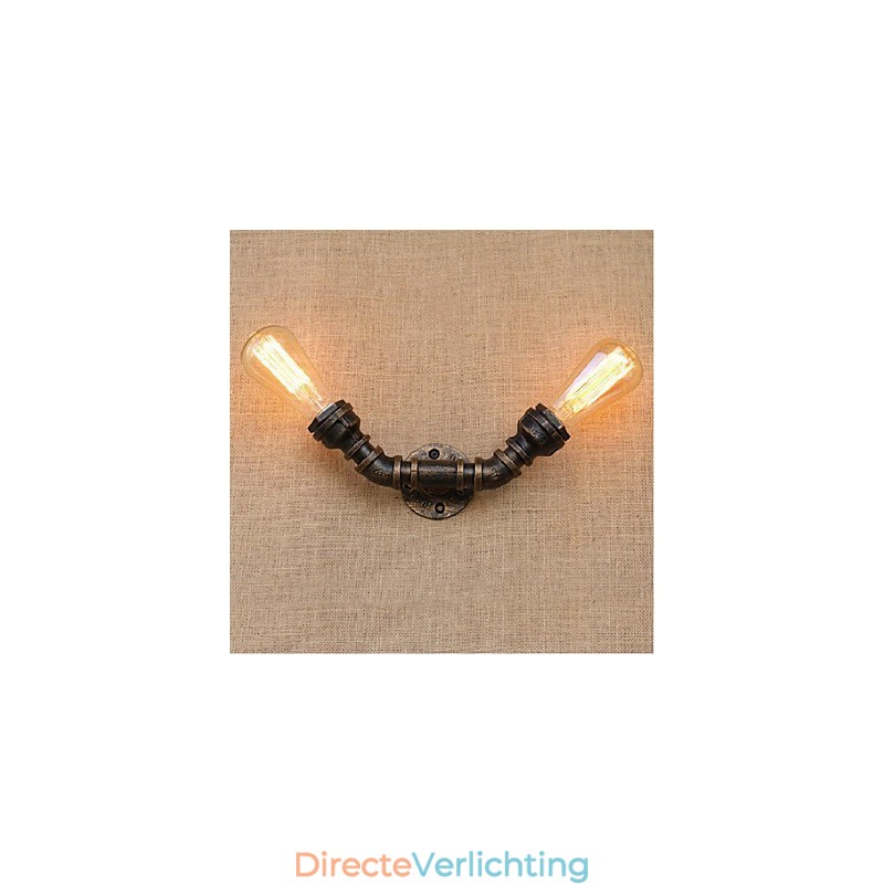 Nostalgia Eenvoudige Waterpijp Decoratieve Kleine Wandlamp Wandlamp