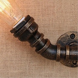 Nostalgia Eenvoudige Waterpijp Decoratieve Kleine Wandlamp Wandlamp