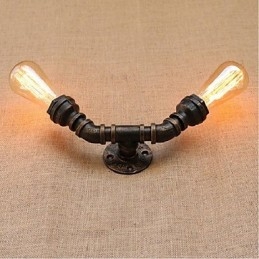 Nostalgia Eenvoudige Waterpijp Decoratieve Kleine Wandlamp Wandlamp